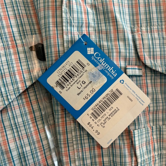 NEW Columbia PFG Printed Fishing Shirt size Large NWT - Picture 4 of 8